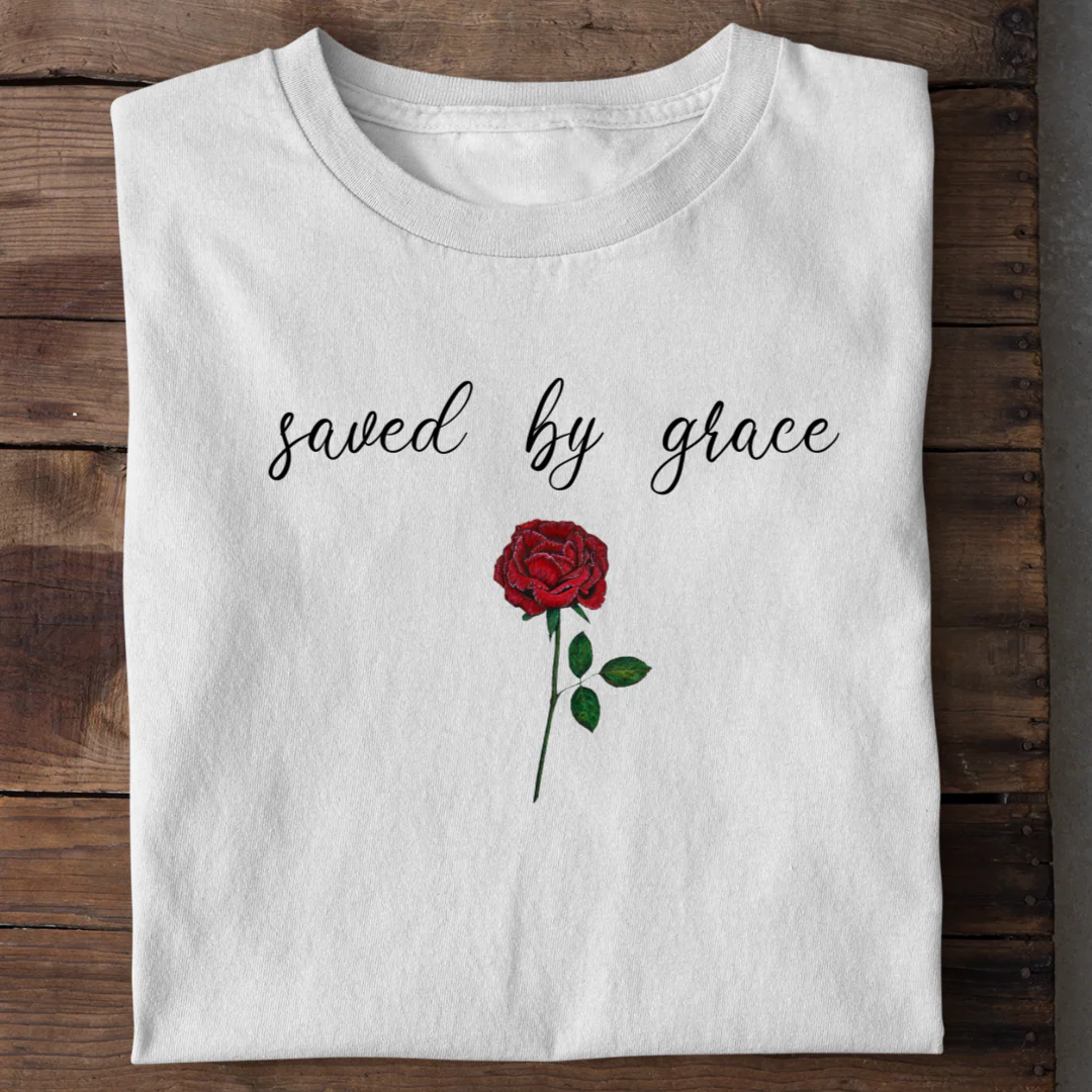 Saved by Grace Rose Shirt - Image 3
