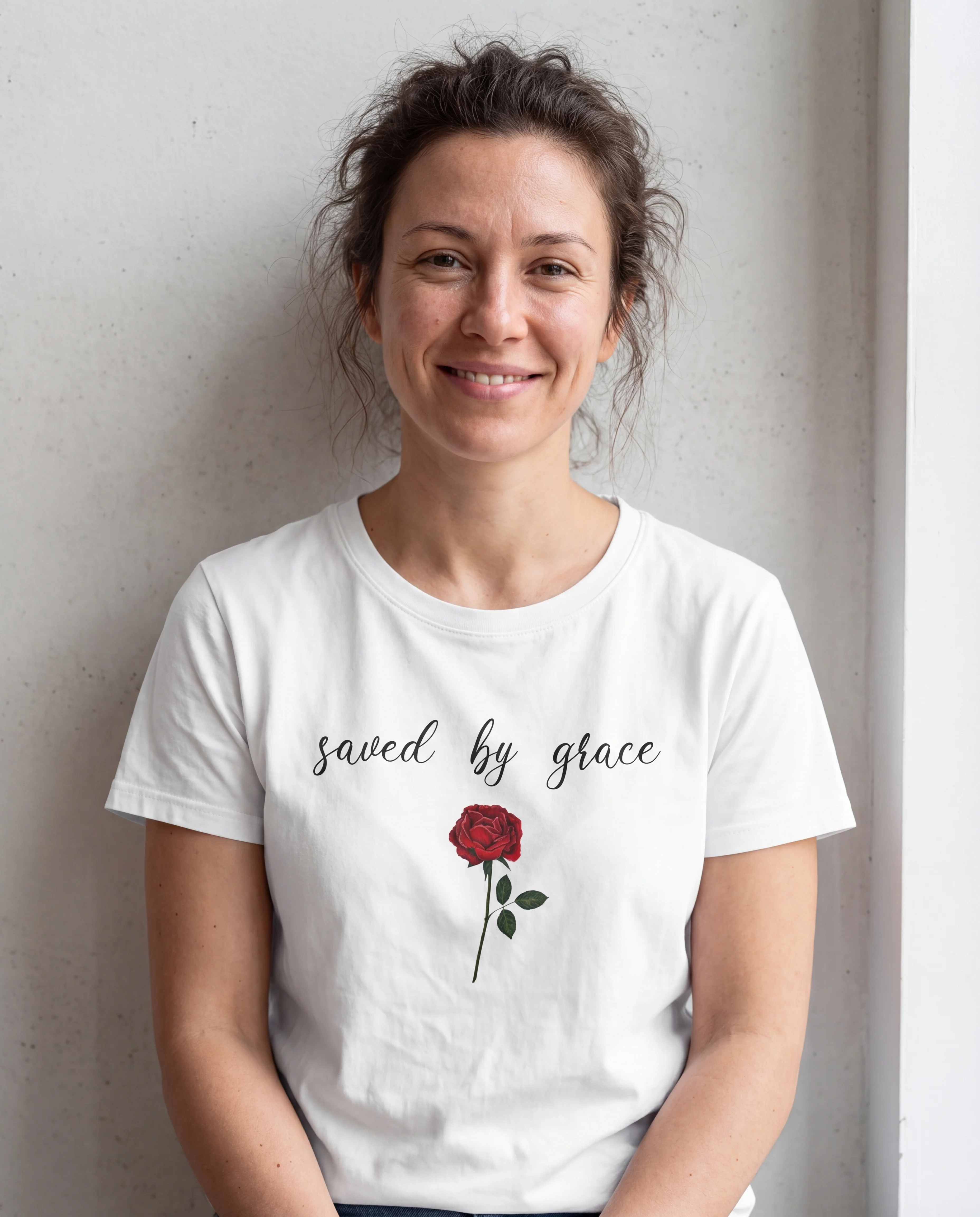 Saved by Grace Rose Shirt - Image 4