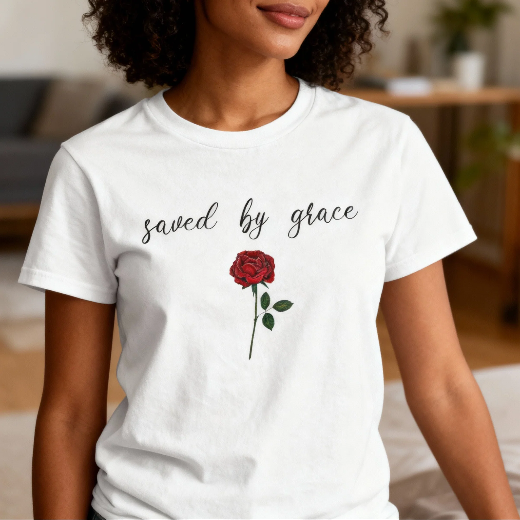 Saved by Grace Rose Shirt - Image 5