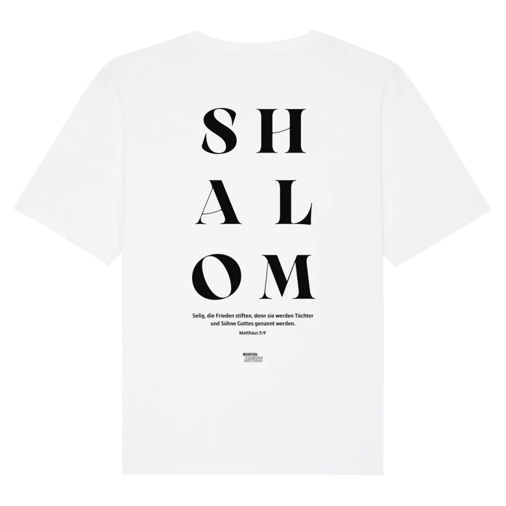 Shalom Oversized Shirt BackPrint - Image 3
