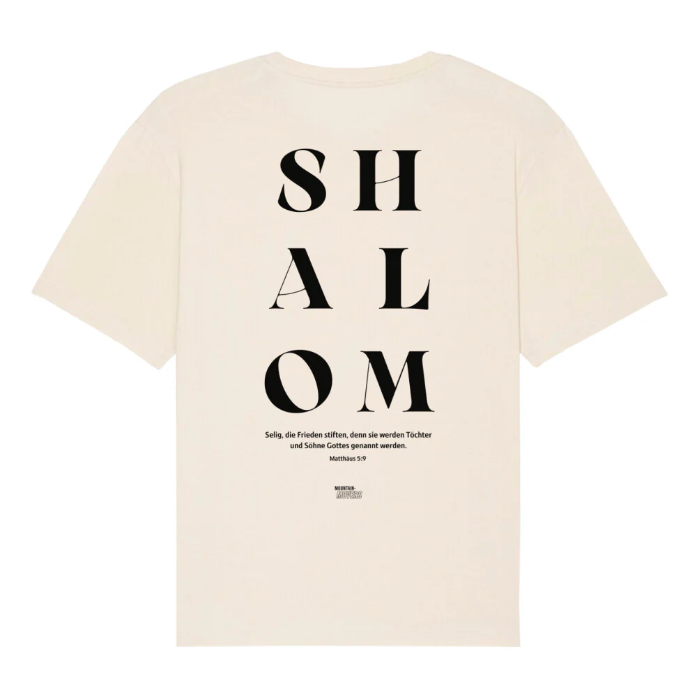 Shalom Oversized Shirt BackPrint - Image 5