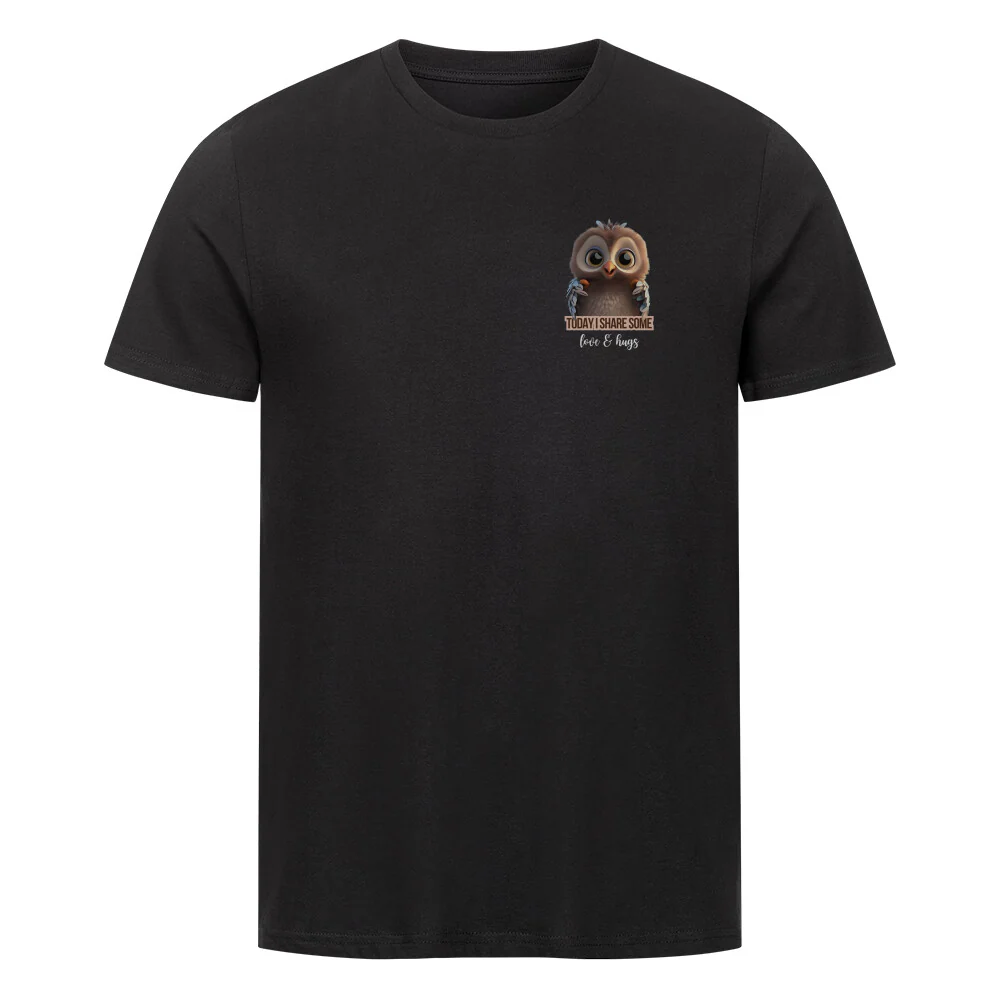 Share Love & Hugs Eule Shirt - Image 4
