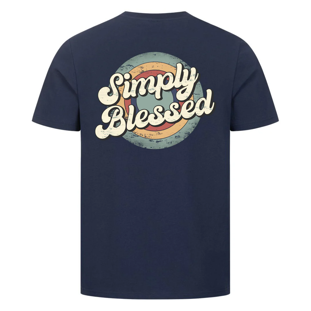 Simply Blessed Shirt Backprint - Image 3