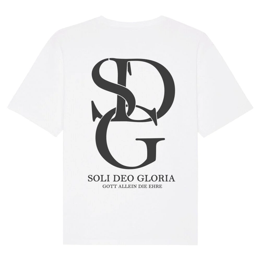 Soli Deo Gloria Oversized Shirt BackPrint - Image 4