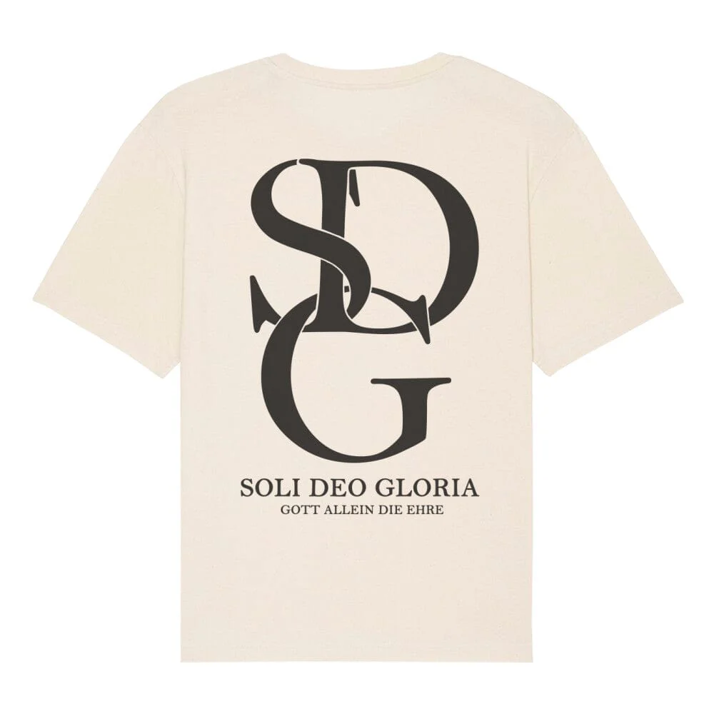 Soli Deo Gloria Oversized Shirt BackPrint - Image 6