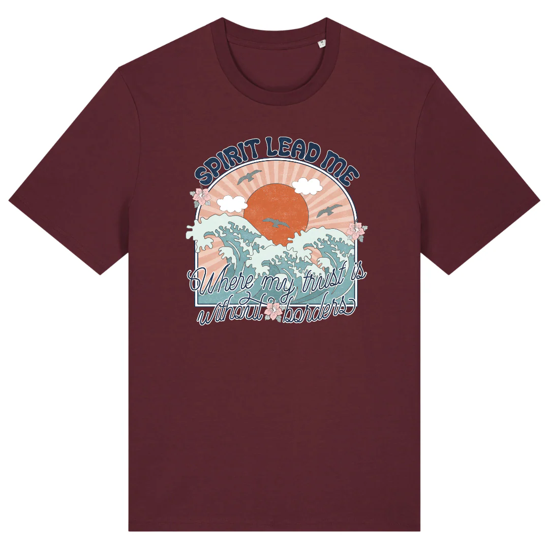 Spirit lead me where my trust is without borders Shirt - Image 2