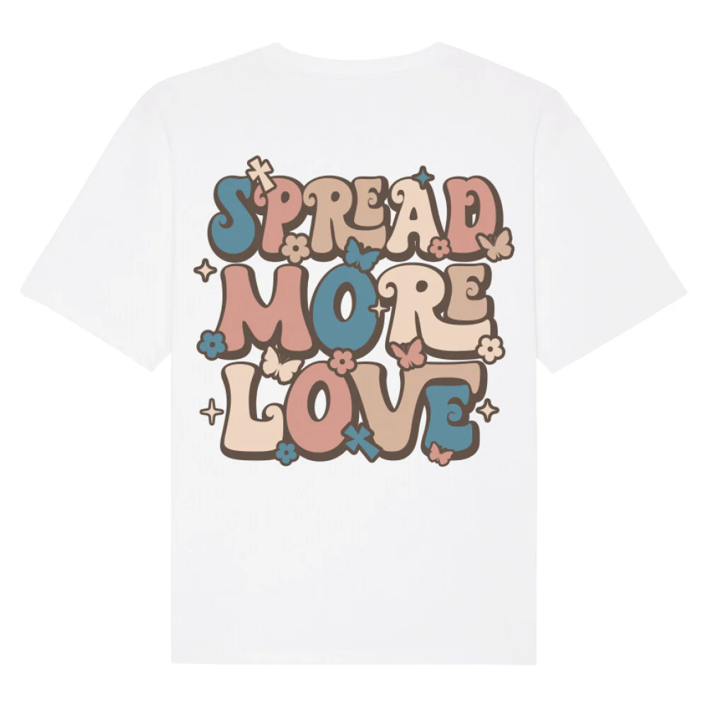 Spread more Love Oversized T-Shirt BackPrint - Image 3