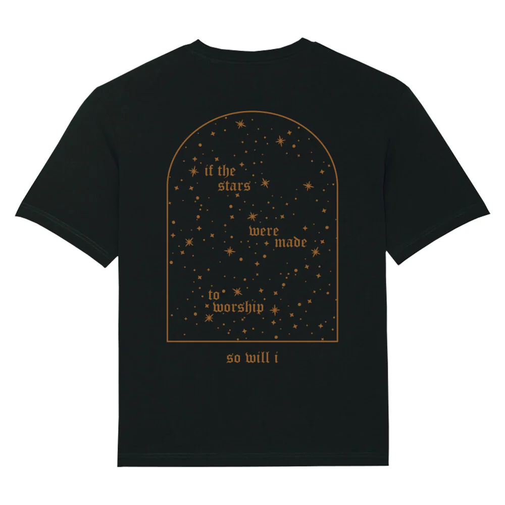 Stars Worship Oversized Shirt BackPrint - Image 2