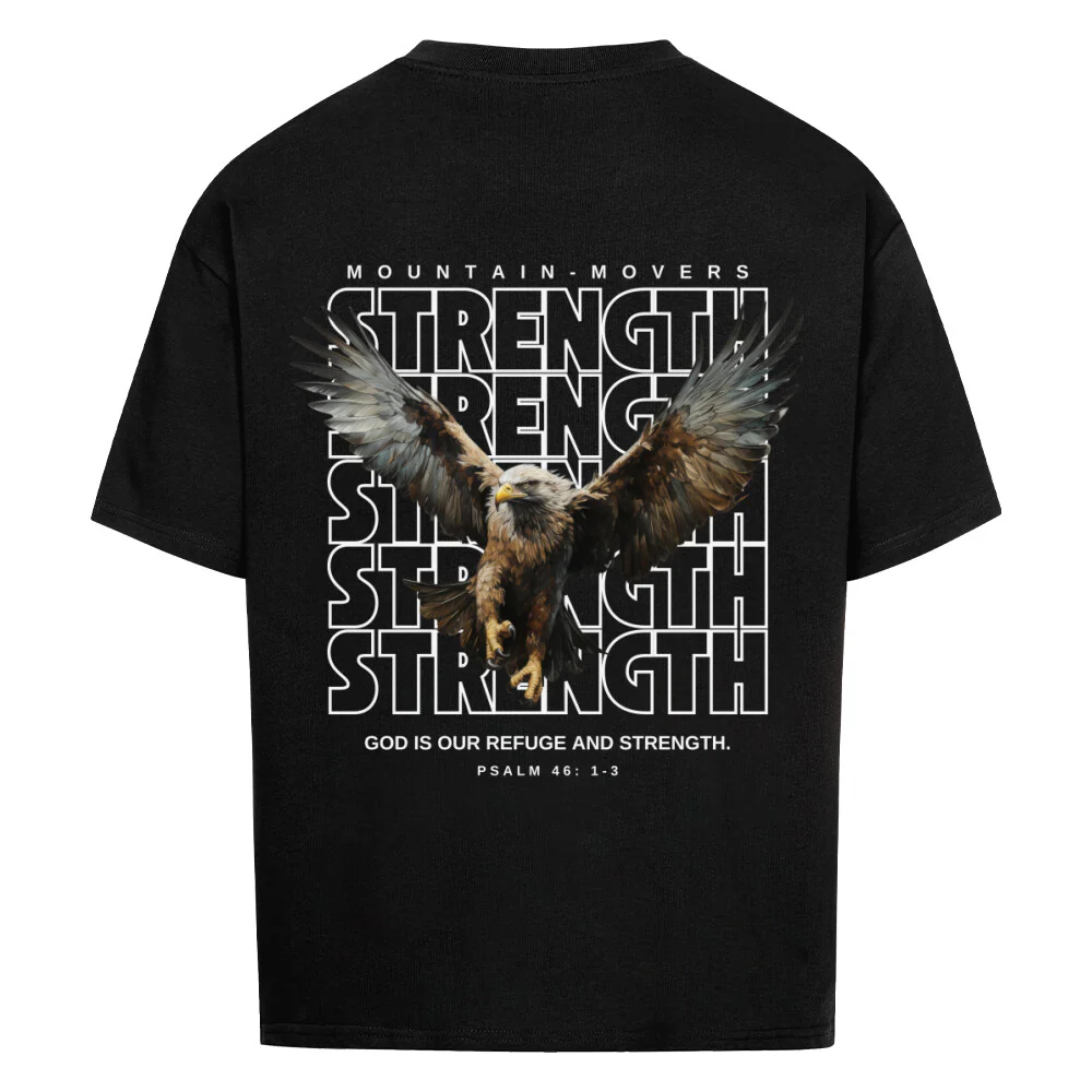 Strength Eagle Oversized Shirt Backprint - Image 2