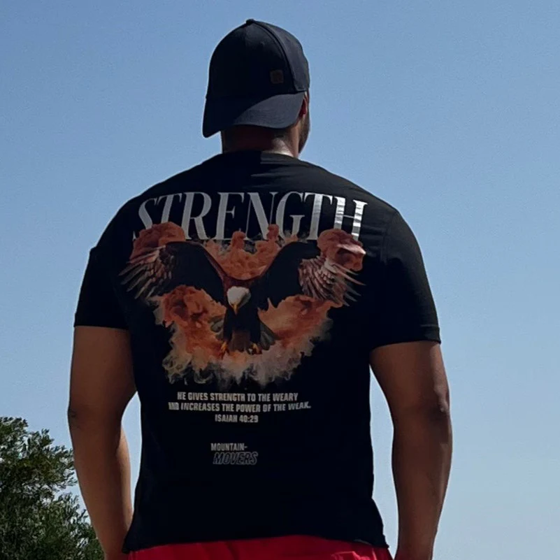 Strength Streetwear Oversized Shirt BackPrint - Image 3