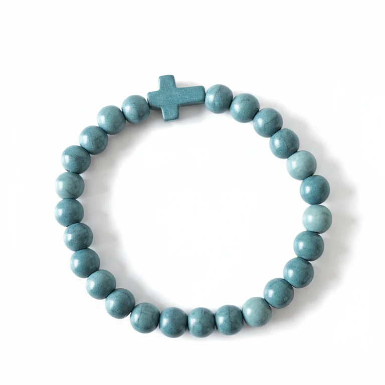 Kreuz Perlenarmband - Image 6