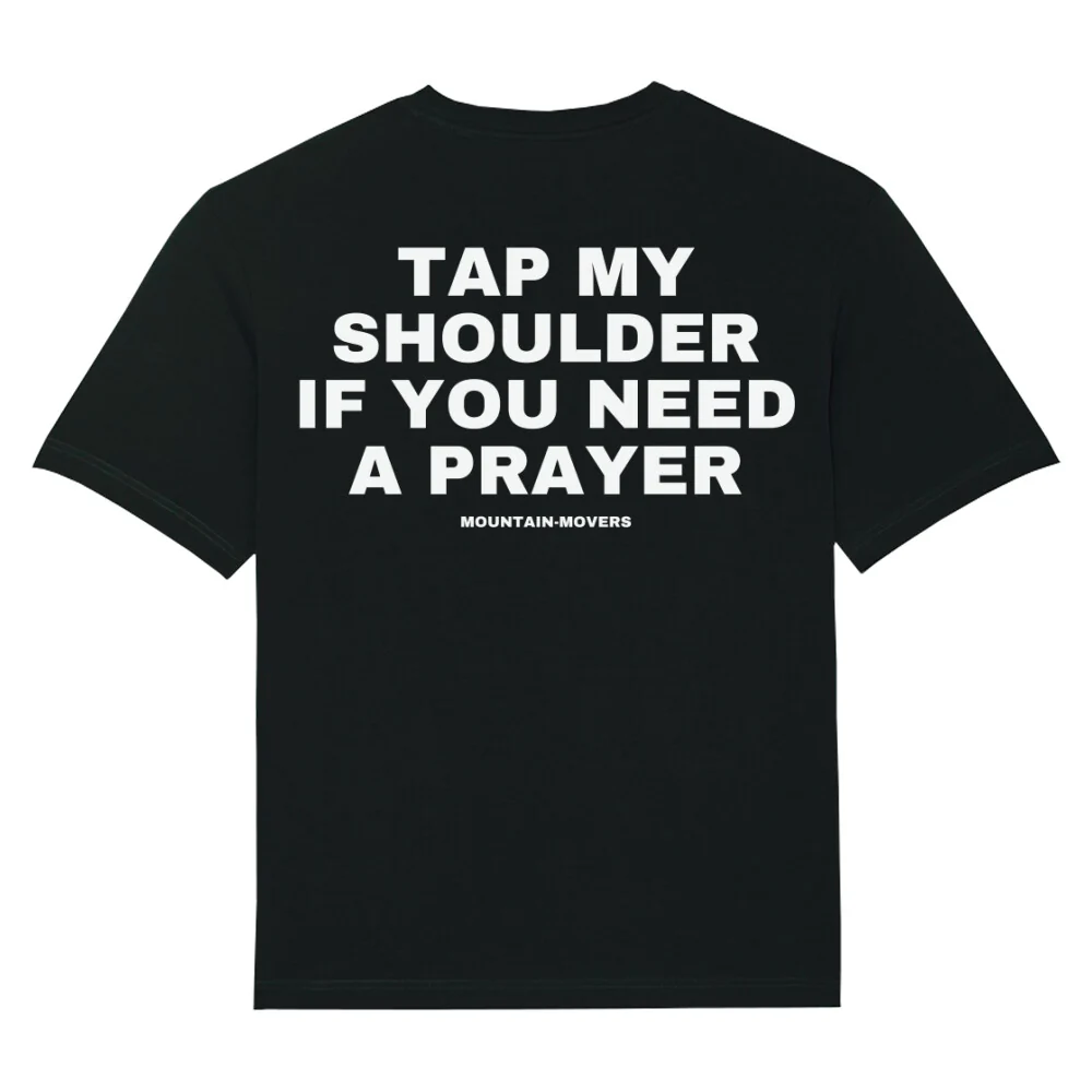 Tap my Shoulder Oversized T-Shirt BackPrint