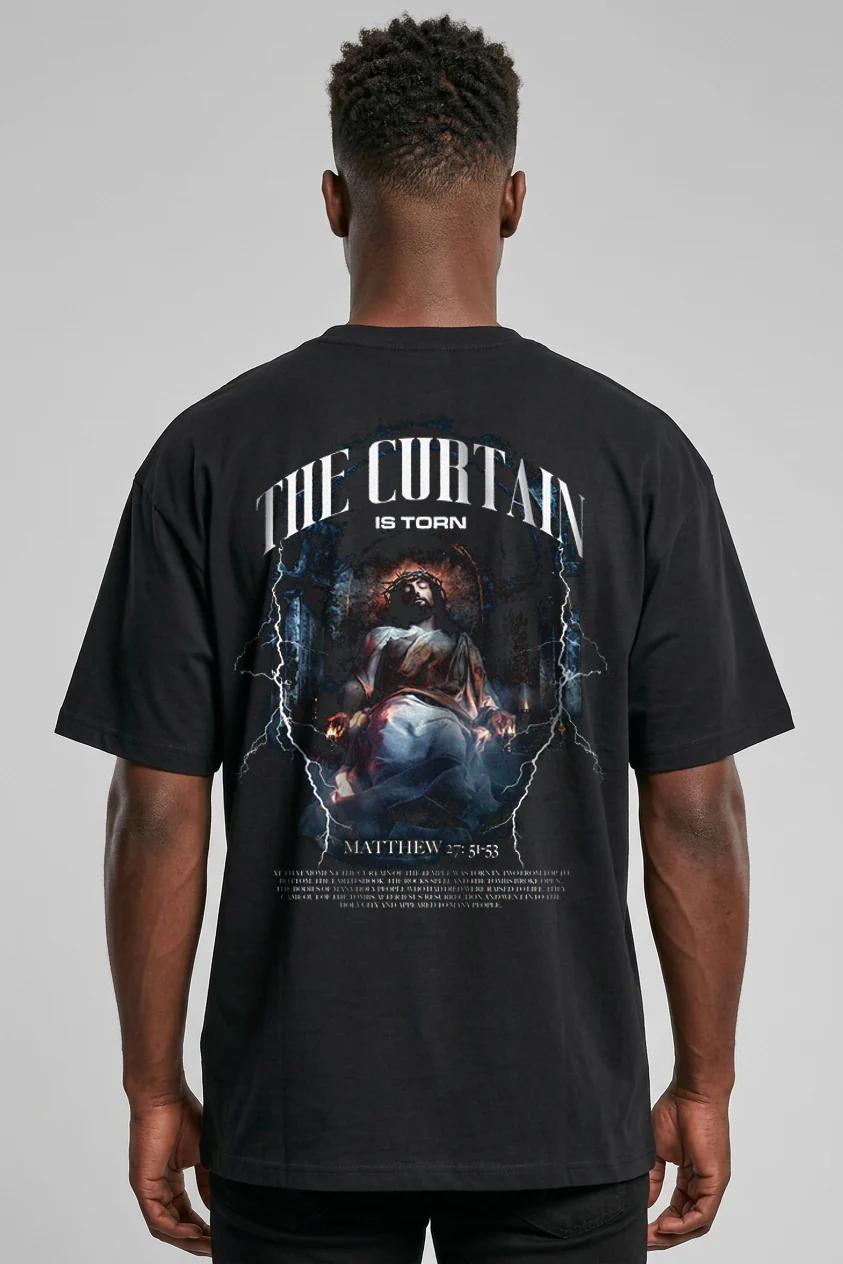 The Curtain Oversized Shirt BackPrint