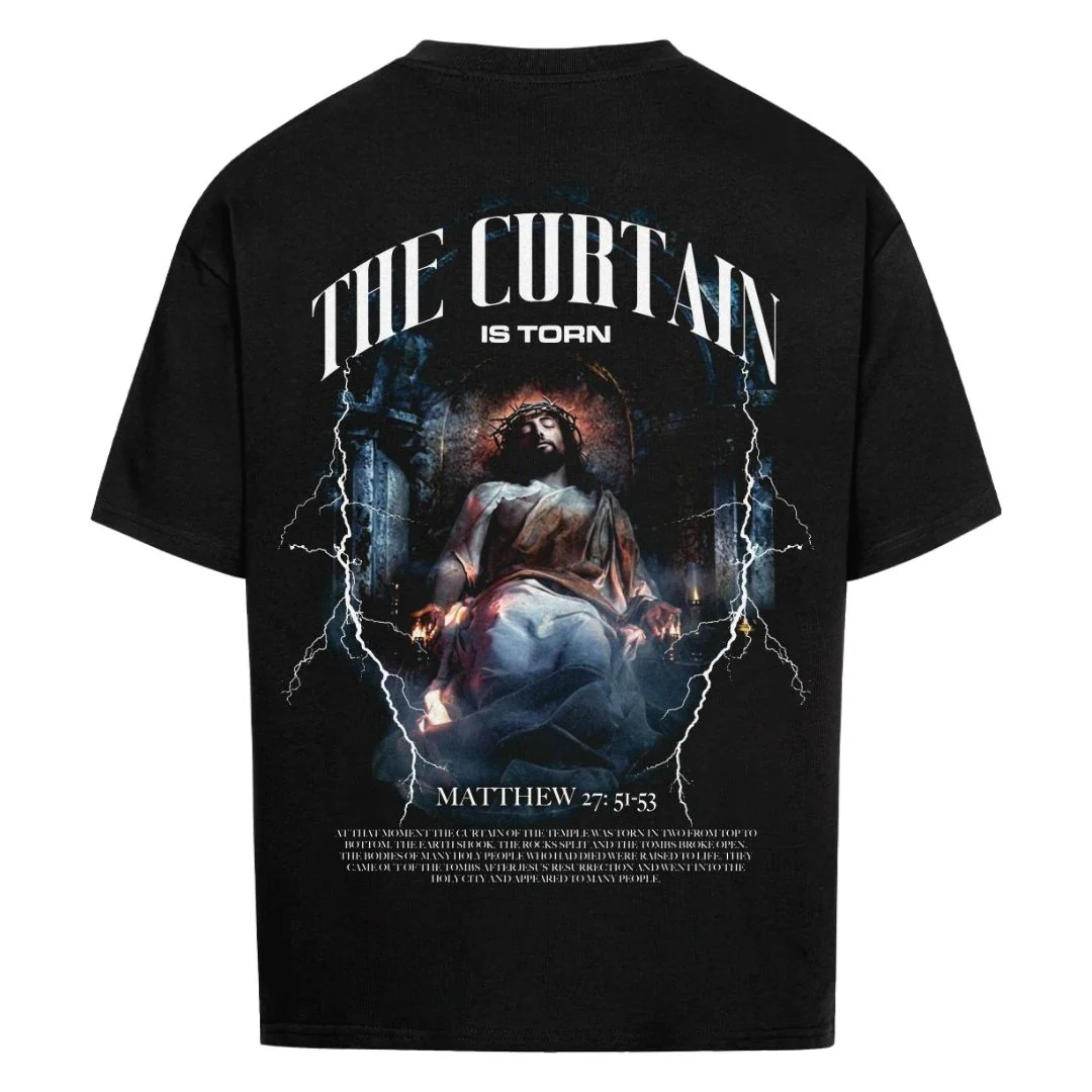 The Curtain Oversized Shirt BackPrint - Image 2