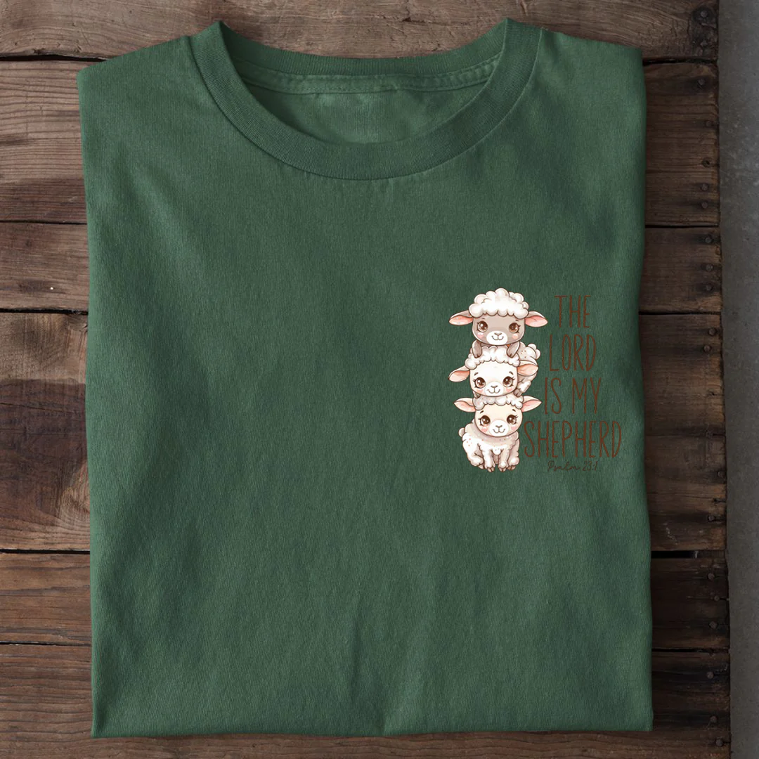 The Lord is my Shepherd Cute Shirt - Image 9