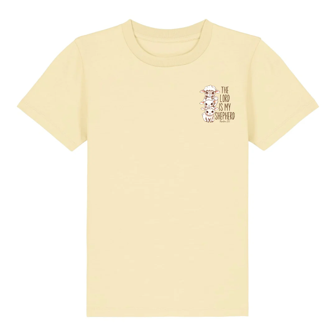 The Lord is my Shepherd Cute Kinder T-Shirt - Image 3