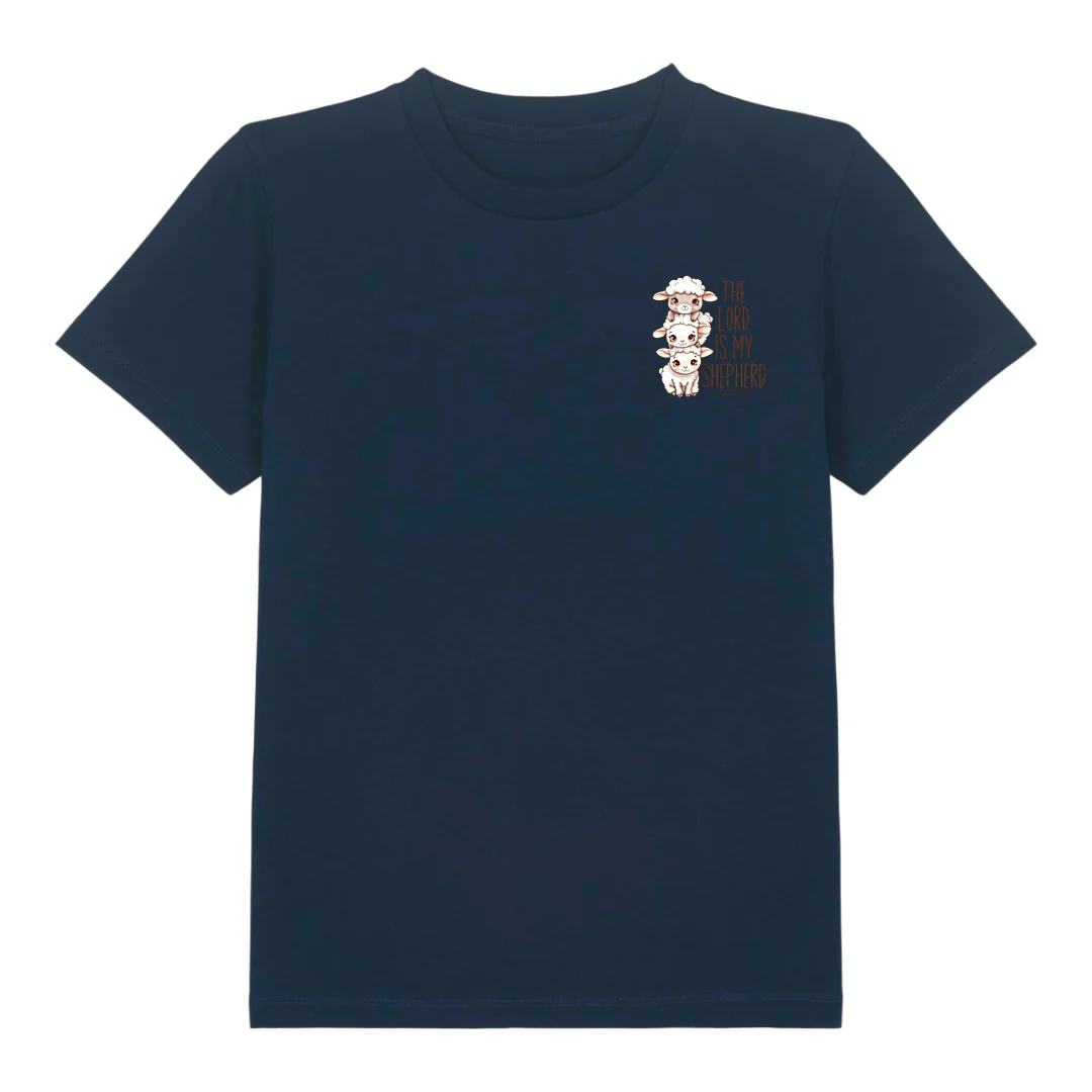 The Lord is my Shepherd Cute Kinder T-Shirt - Image 4