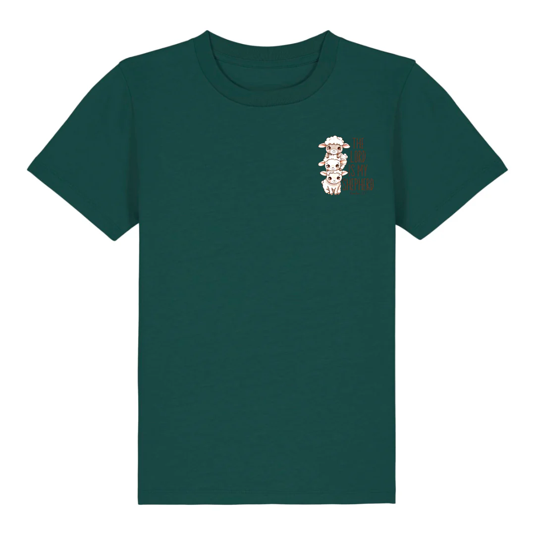 The Lord is my Shepherd Cute Kinder T-Shirt - Image 7