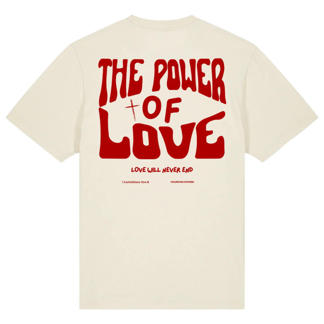 The Power of Love Oversized Shirt Front und BackPrint - Image 5