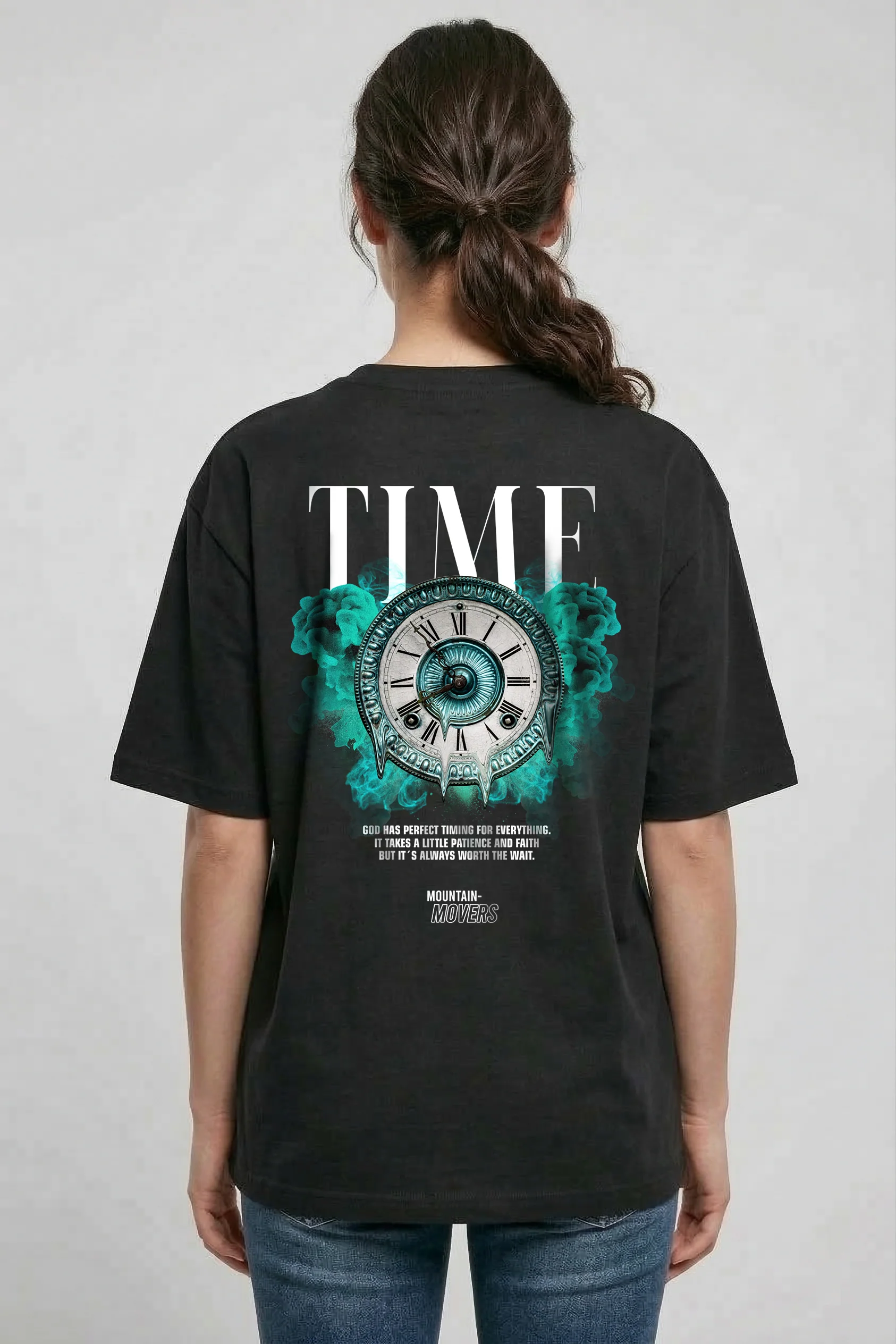 Time Streetwear Oversized Shirt BackPrint