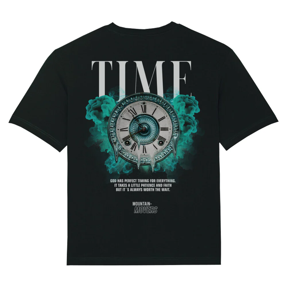 Time Streetwear Oversized Shirt BackPrint - Image 2
