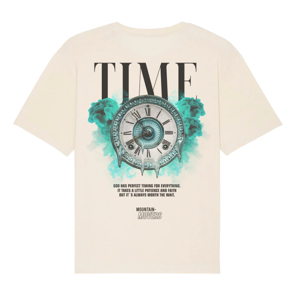 Time Streetwear Oversized Shirt BackPrint - Image 6