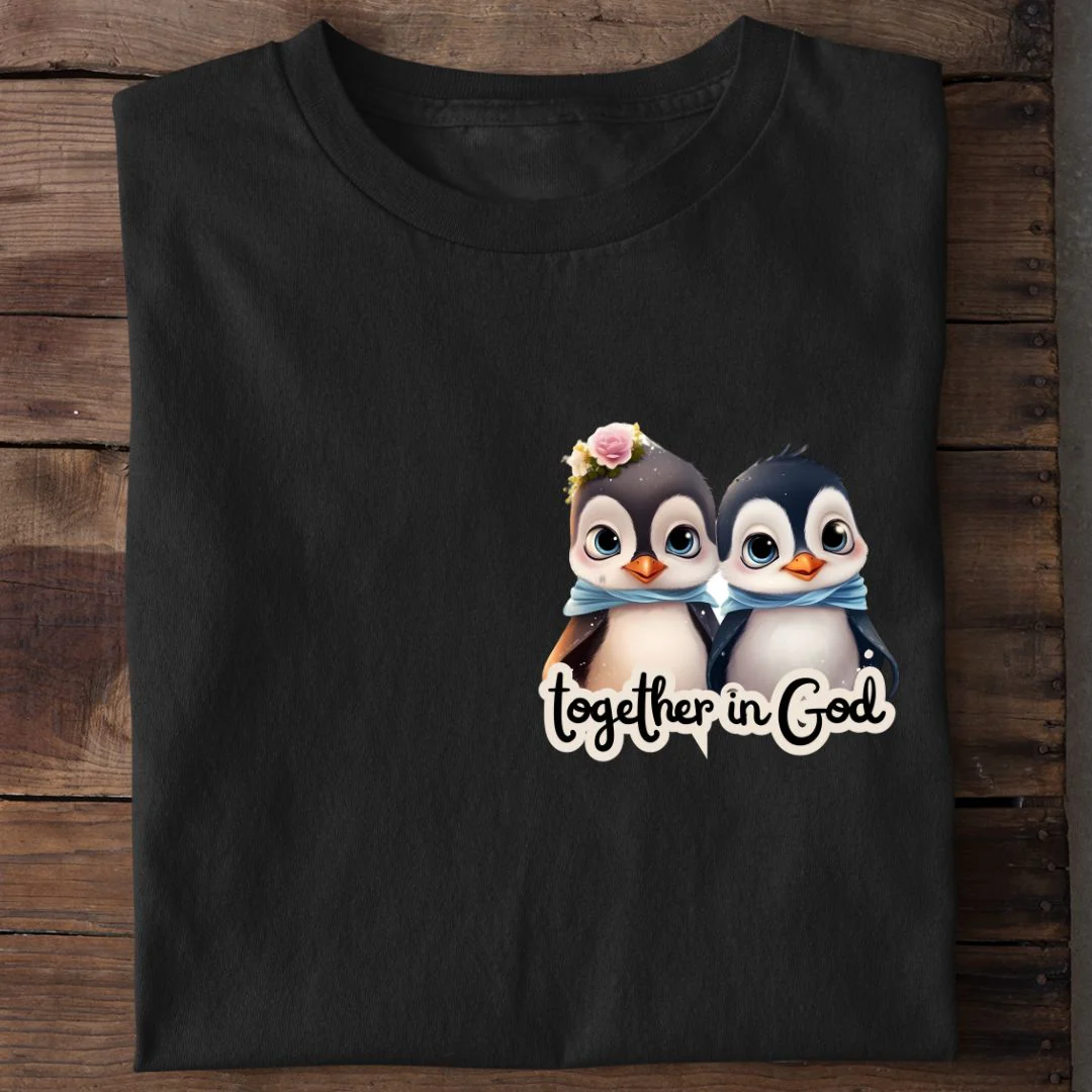 Together in God Pinguin T-Shirt - Image 2