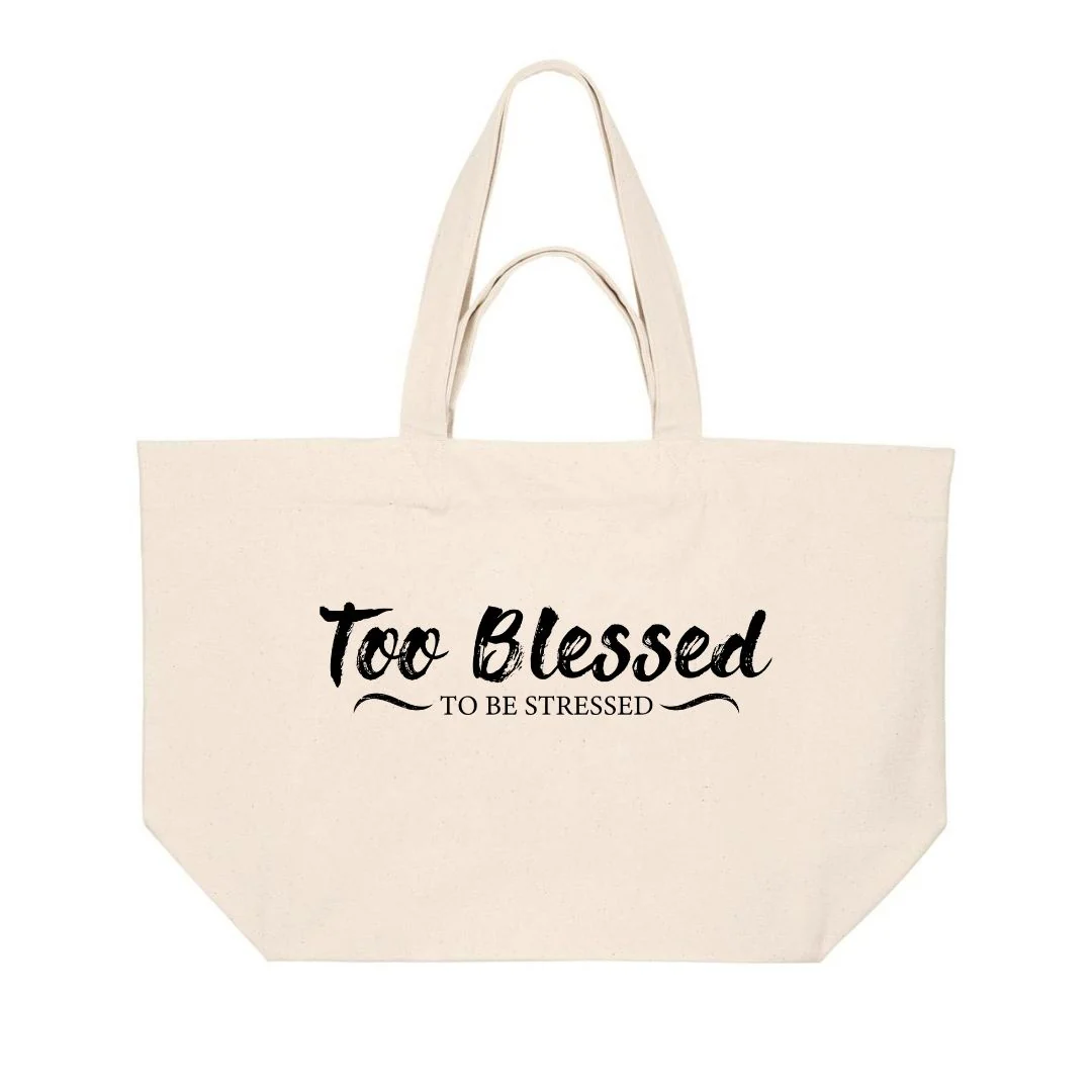 Too Blessed Shopping Bag - Image 4