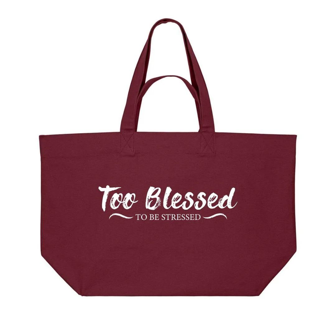 Too Blessed Shopping Bag - Image 6
