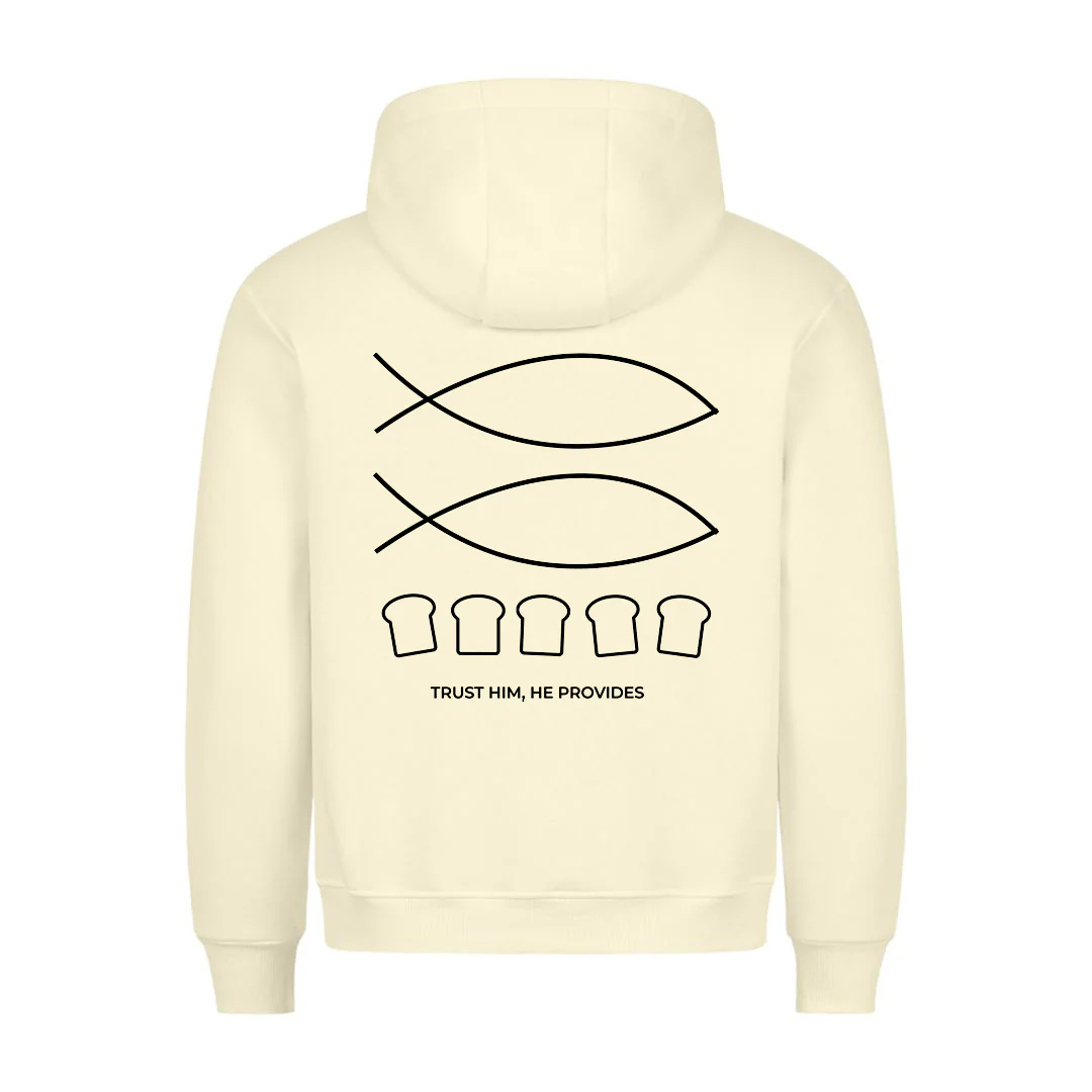 Trust him Hoodie BackPrint - Image 3