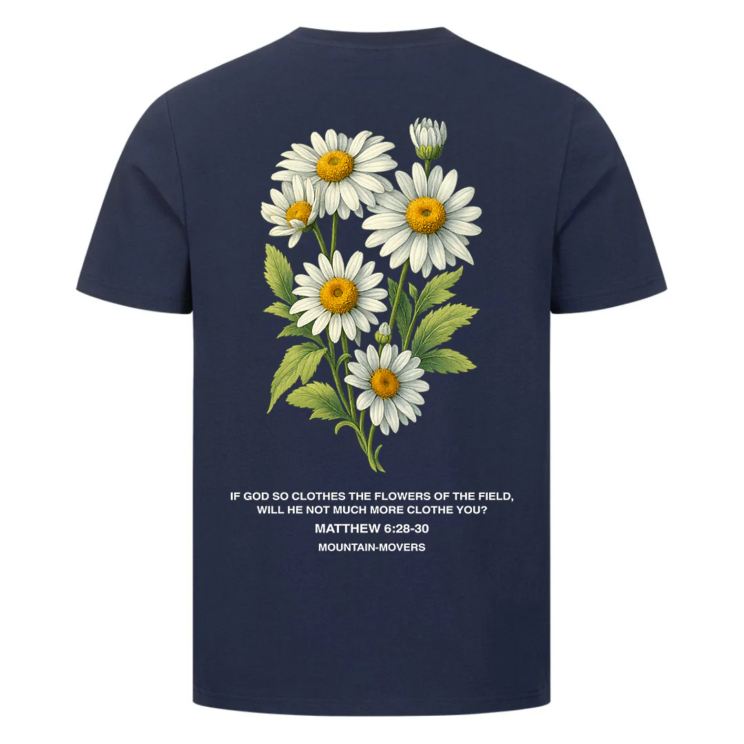 Trust in God's Provision flower Shirt Backprint - Image 7
