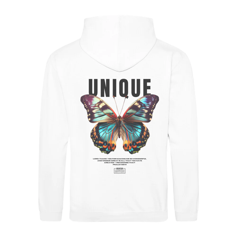 Unique Butterfly Hoodie BackPrint - Image 2