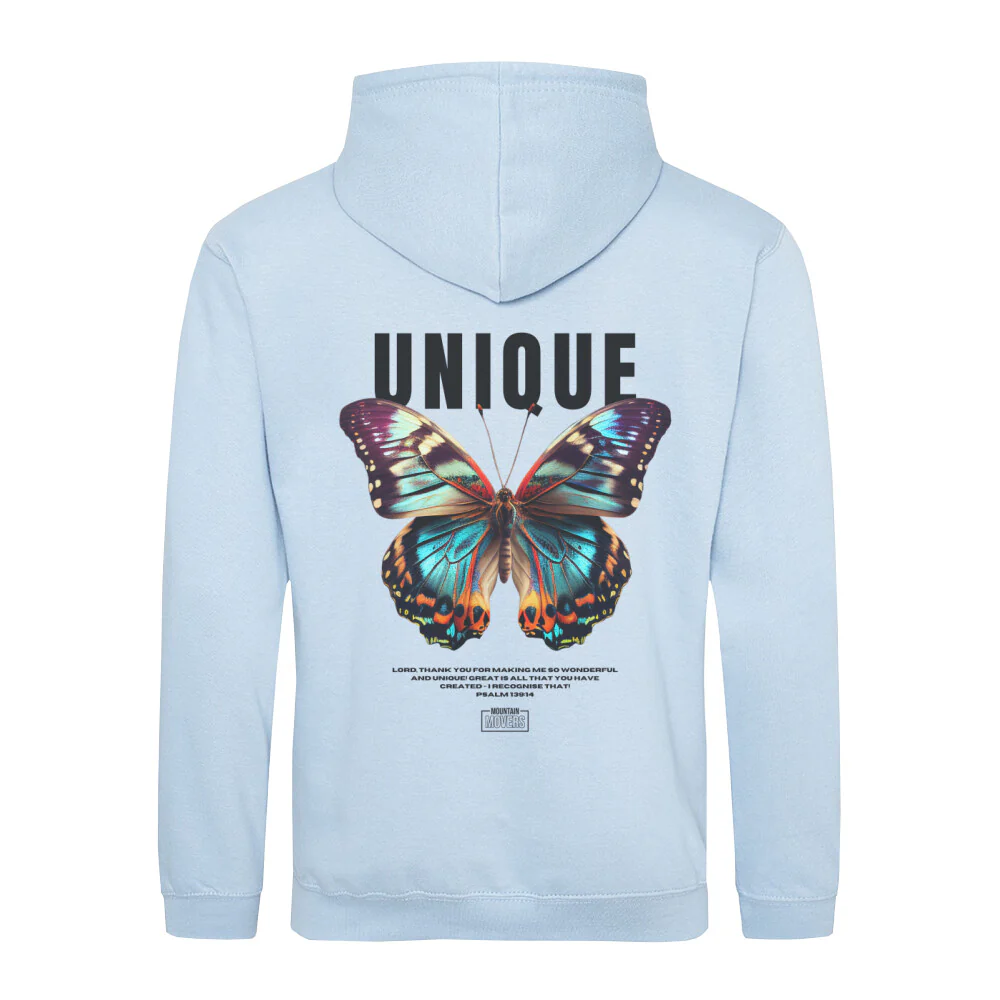 Unique Butterfly Hoodie BackPrint - Image 3