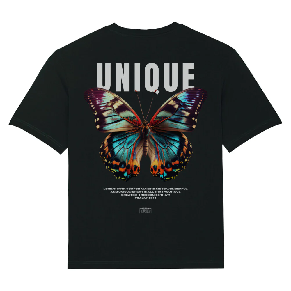 Unique Butterfly Oversized Shirt BackPrint - Image 2