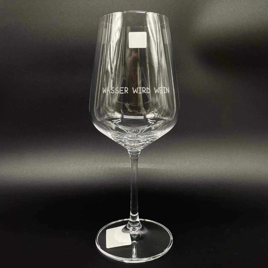 Wasser wird Wein bauchiges Weinglas - Image 3