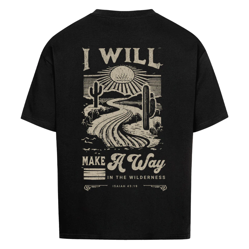Way in the Wilderness Oversized Shirt BackPrint - Image 2