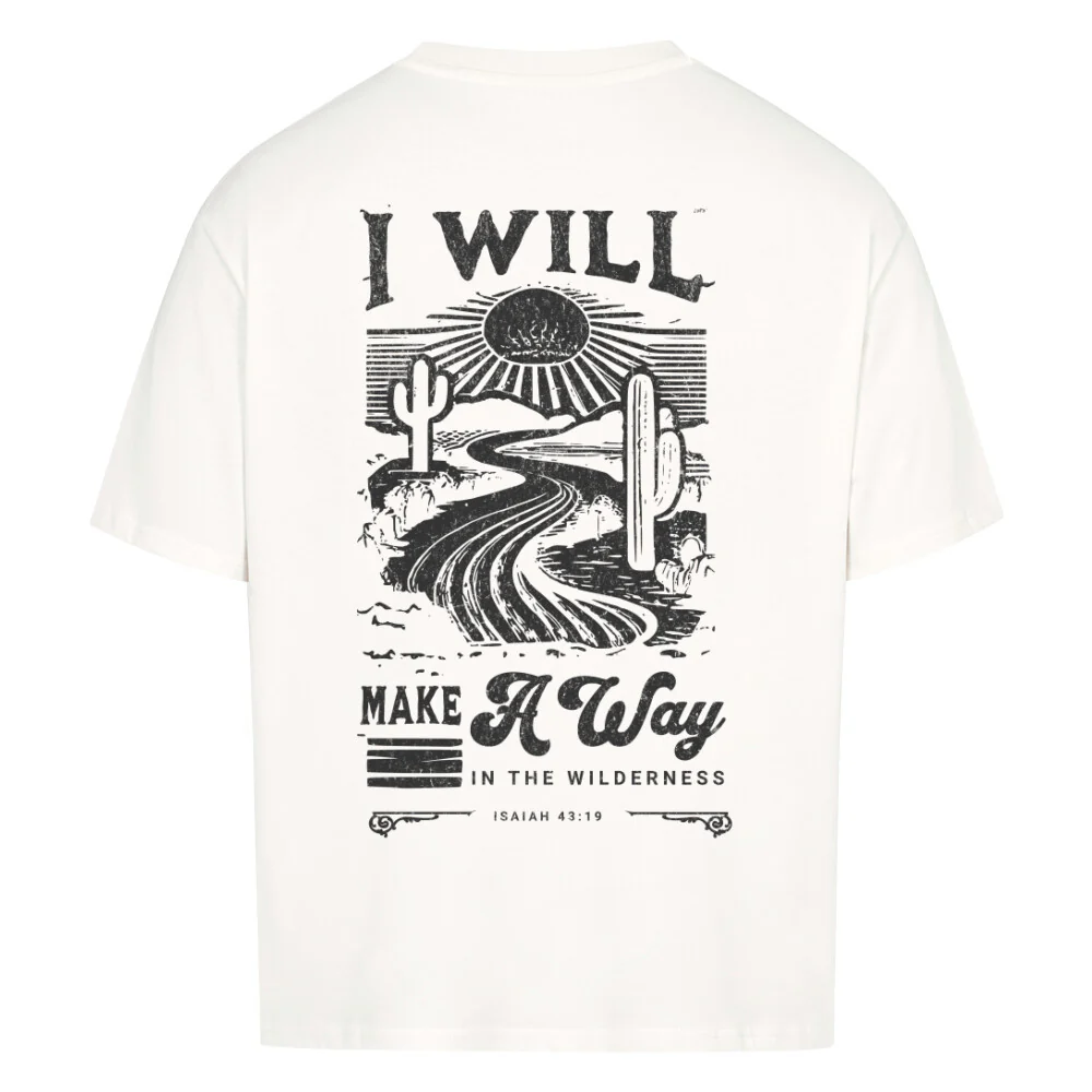 Way in the Wilderness Oversized Shirt BackPrint - Image 3