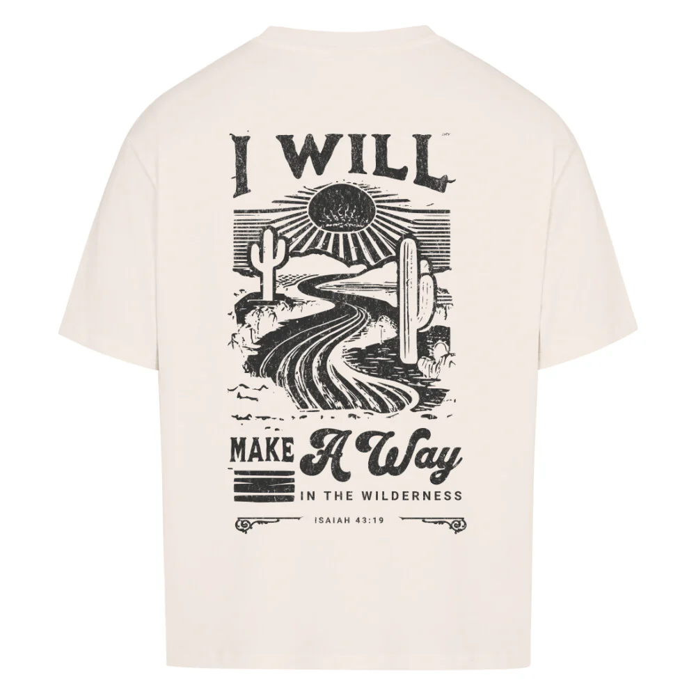 Way in the Wilderness Oversized Shirt BackPrint - Image 4