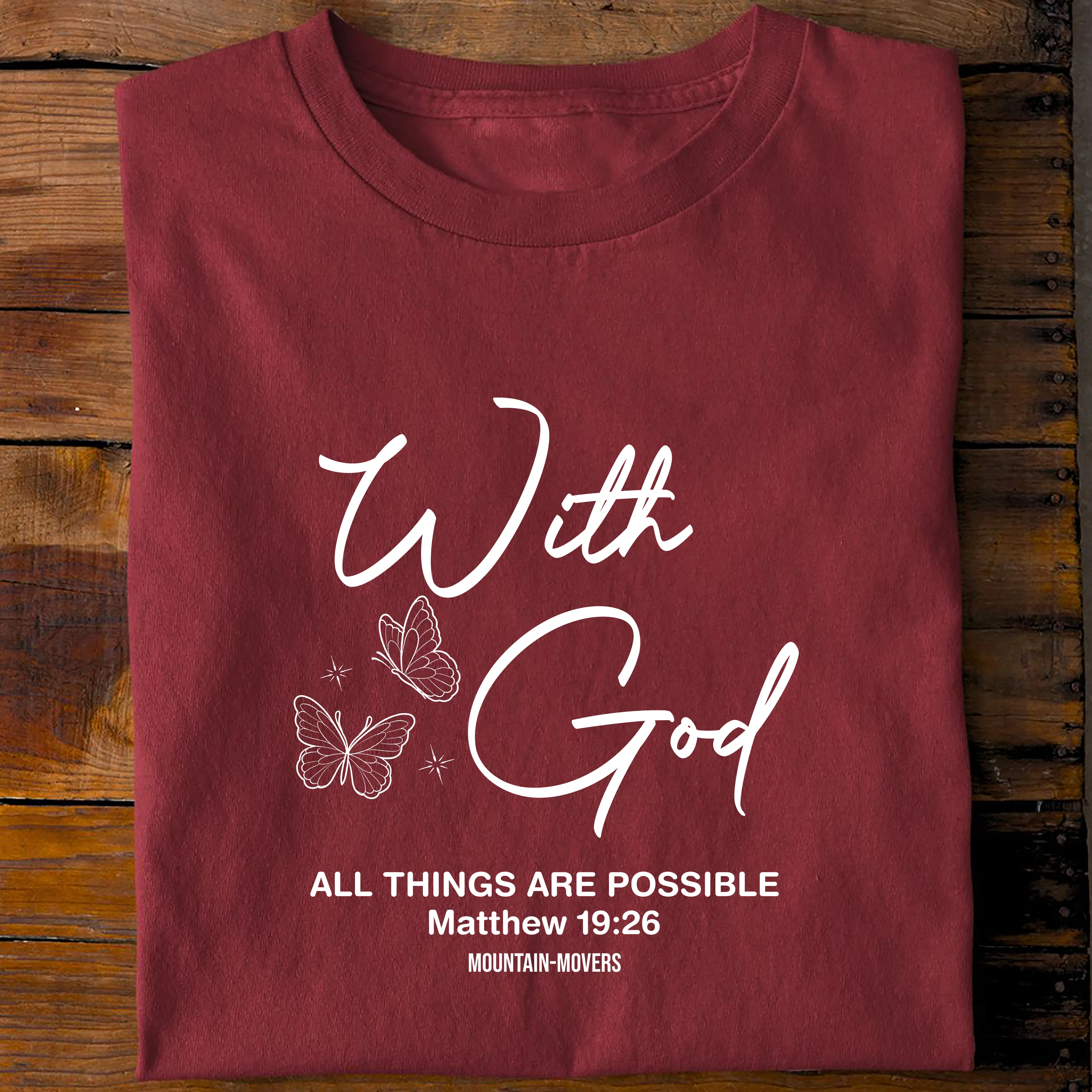 WITH GOD Shirt - Image 3