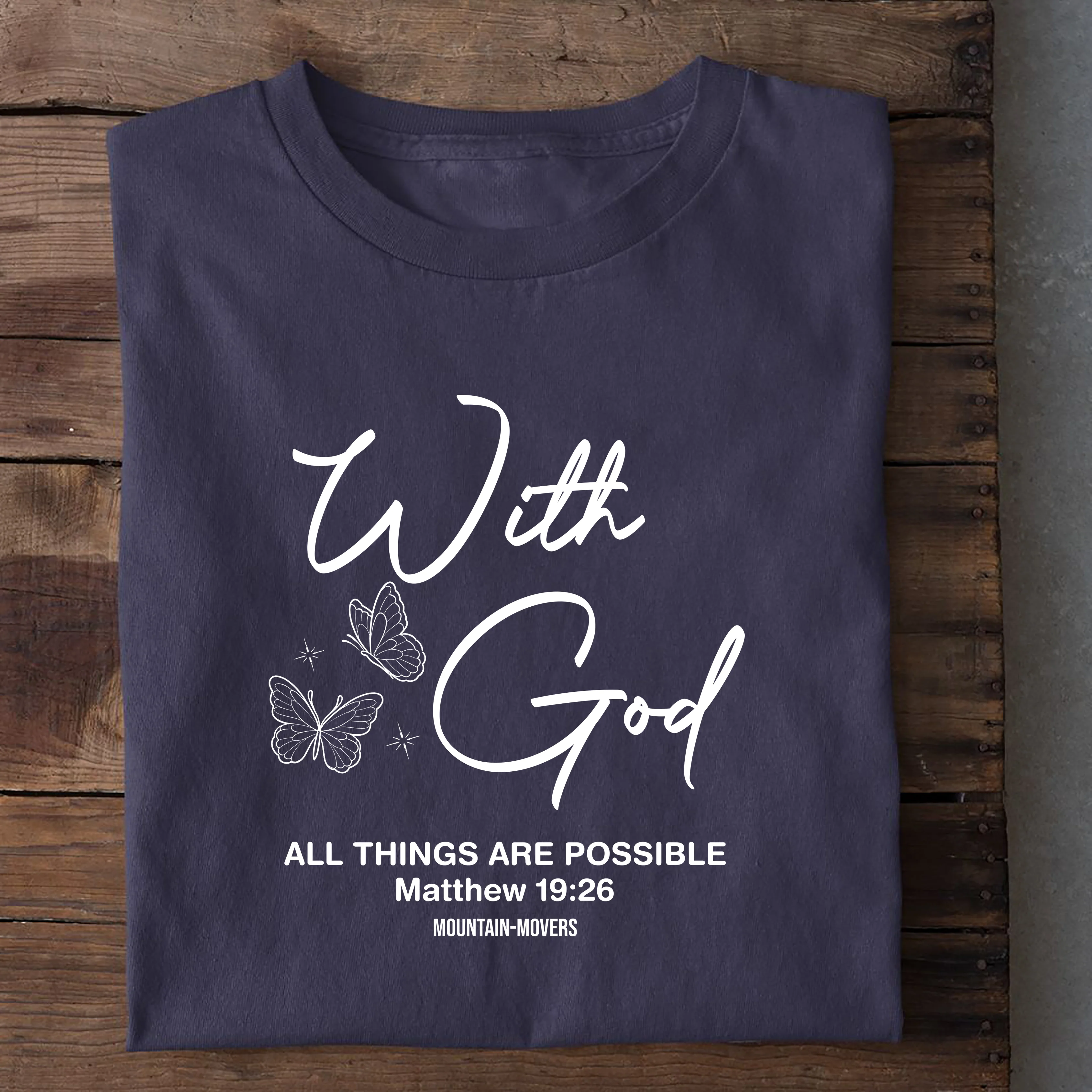 WITH GOD Shirt - Image 4