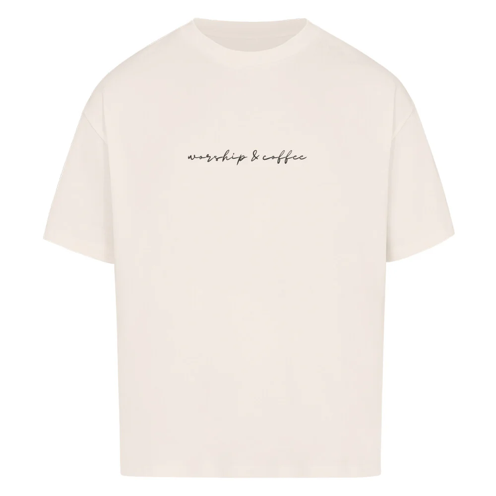Worship & Coffee Oversized Shirt - Image 4