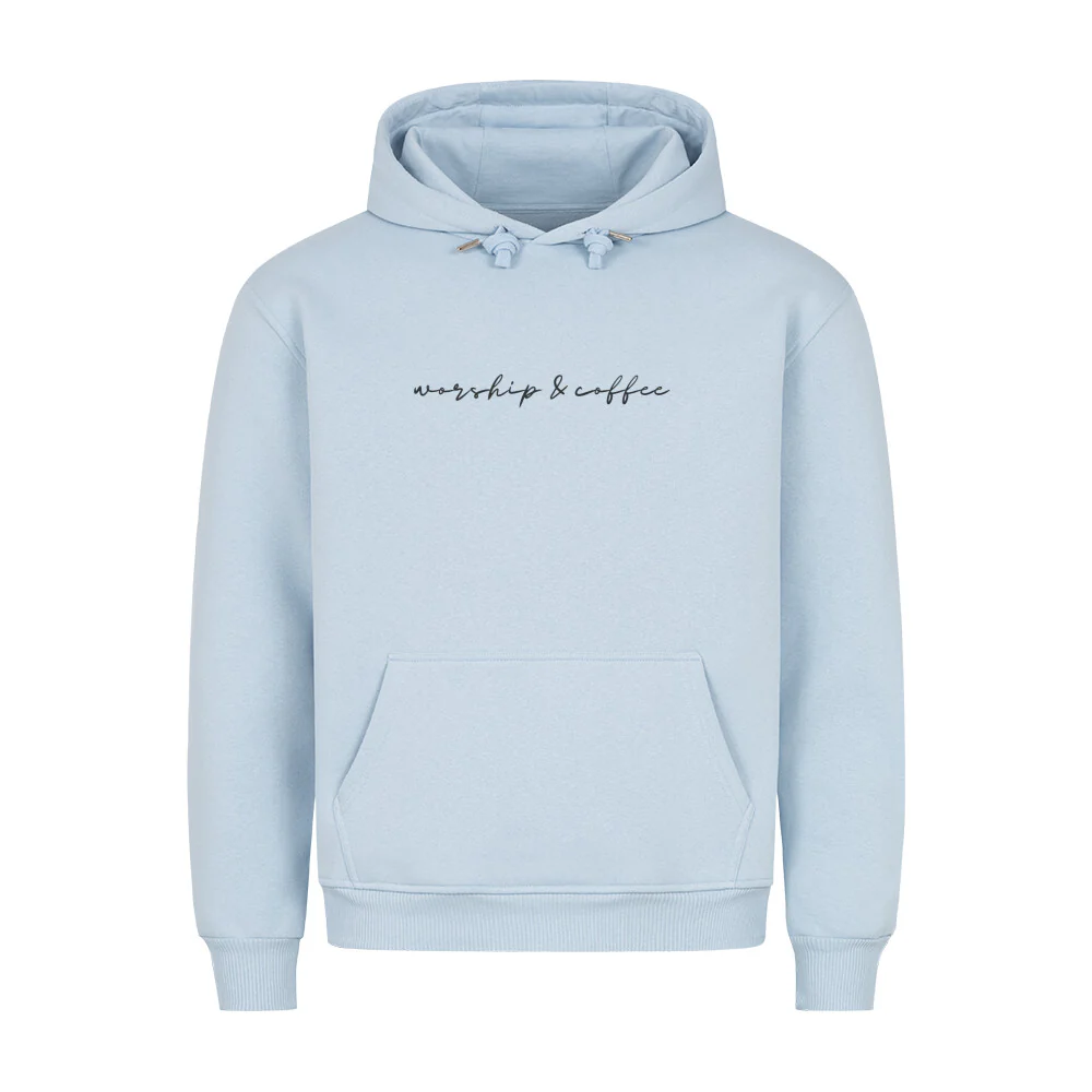 worship & Coffee Hoodie - Image 3