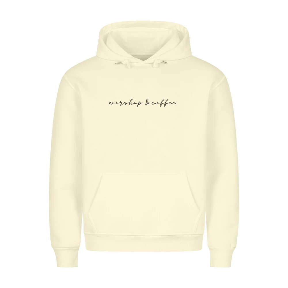 worship & Coffee Hoodie - Image 4