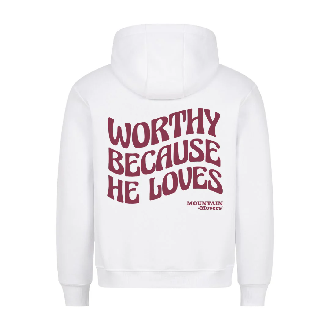 WORTHY Hoodie BackPrint - Image 2