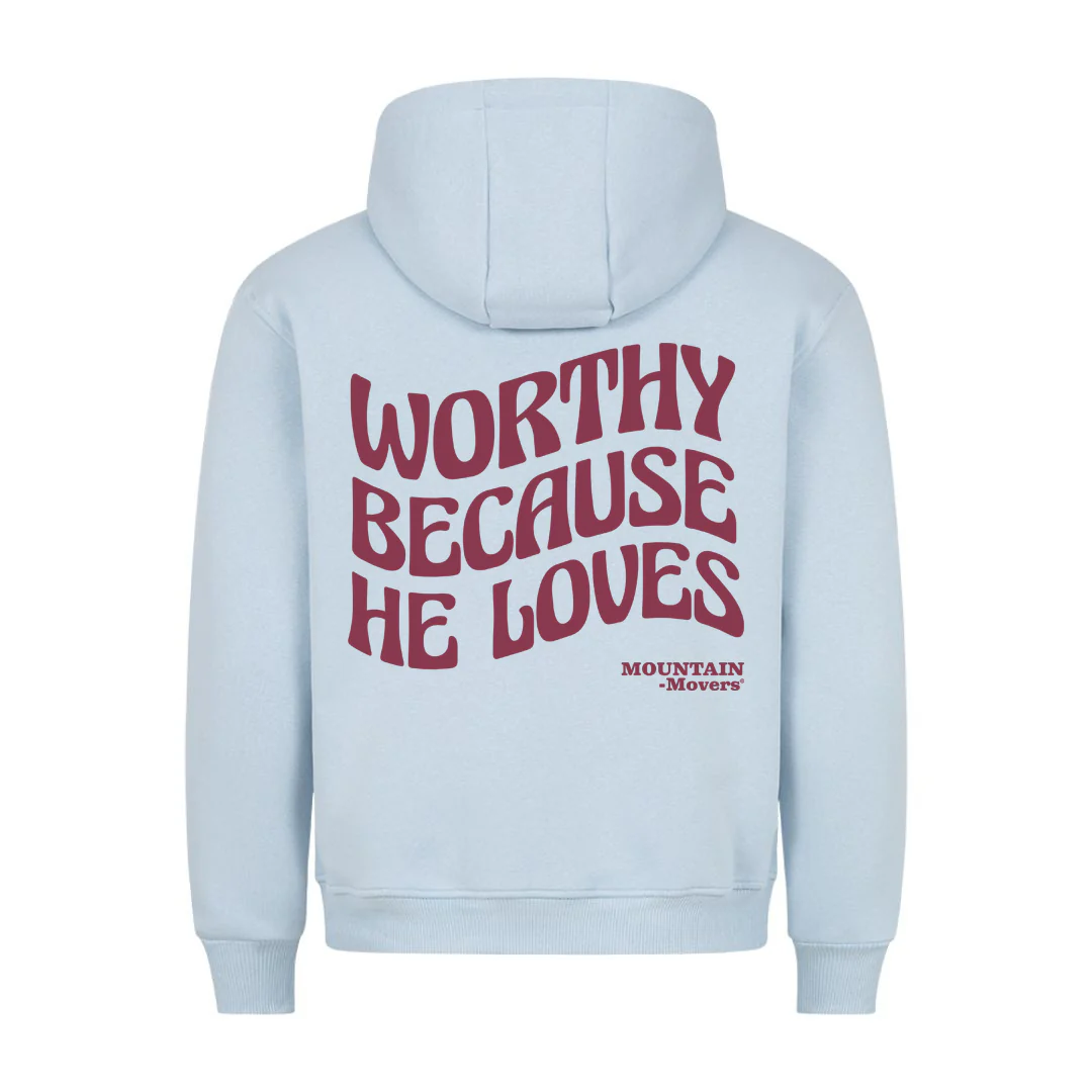 WORTHY Hoodie BackPrint - Image 4