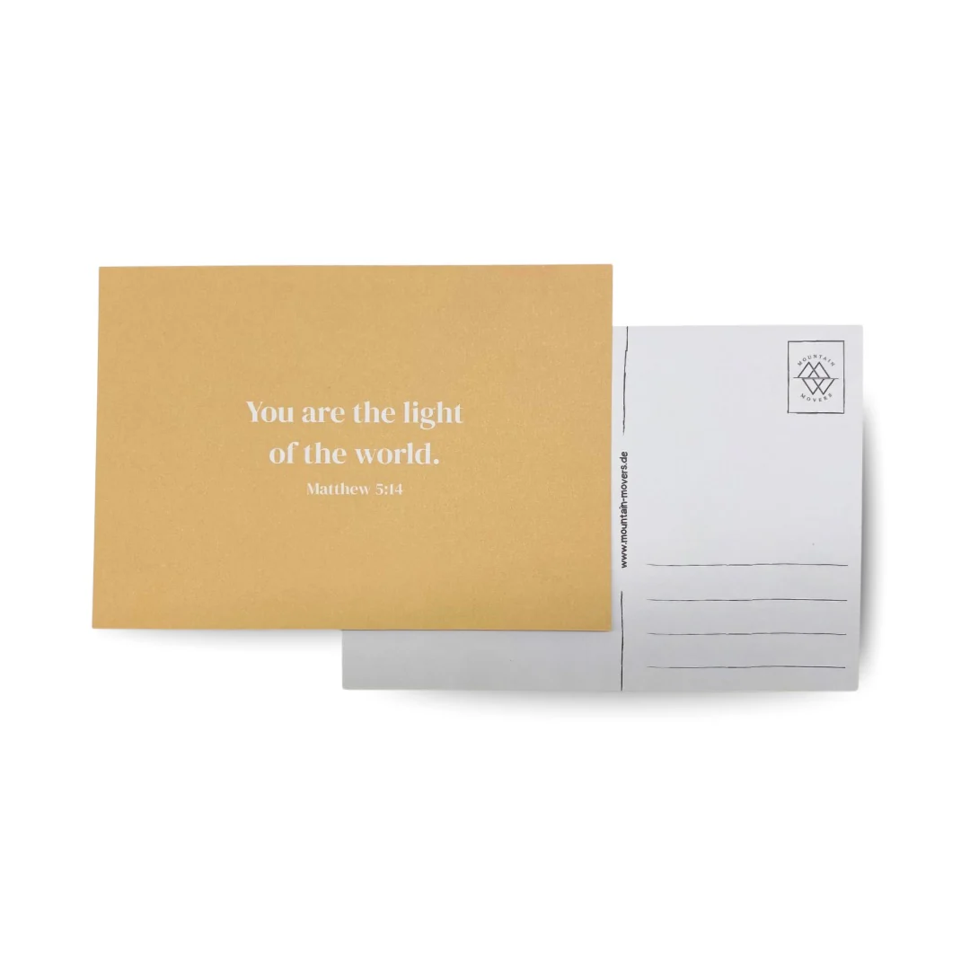 You are the light Postkarte - Image 2